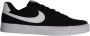 Nike Court Royale AC canvas sneakers zwart wit - Thumbnail 2