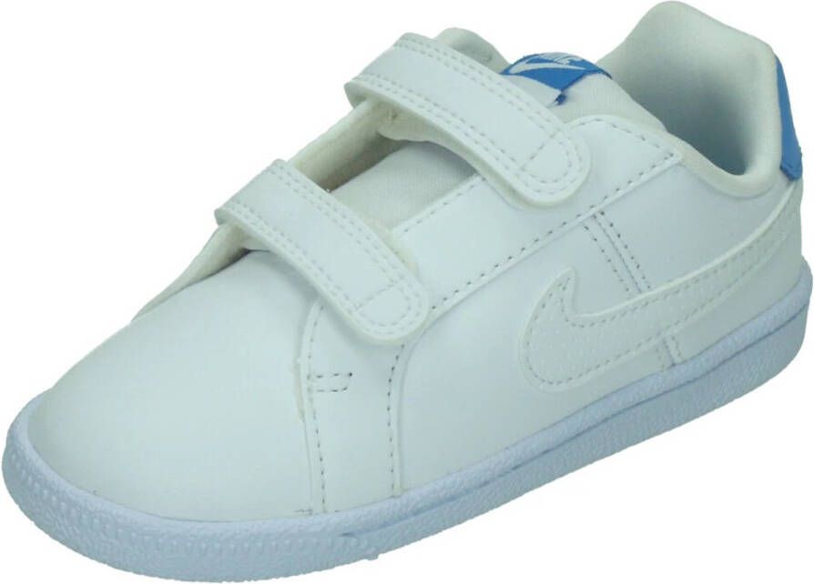 Nike court royale velcro in de kleur wit bleu