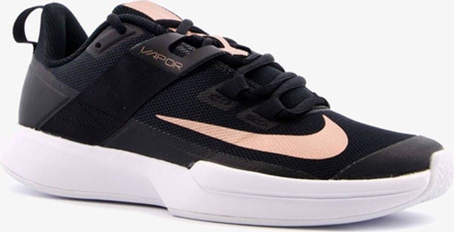 Nike Court Vapor Lite Gravel Schoenen Black Metalic Red Bronze White Kinderen