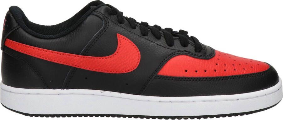 Nike Court Vision heren sneaker Zwart rood