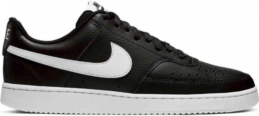 Nike Court Vision Low Heren Sneakers Black White Photon Dust