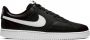 Nike Court Vision Low Sneakers Black White-Photon Dust - Thumbnail 34