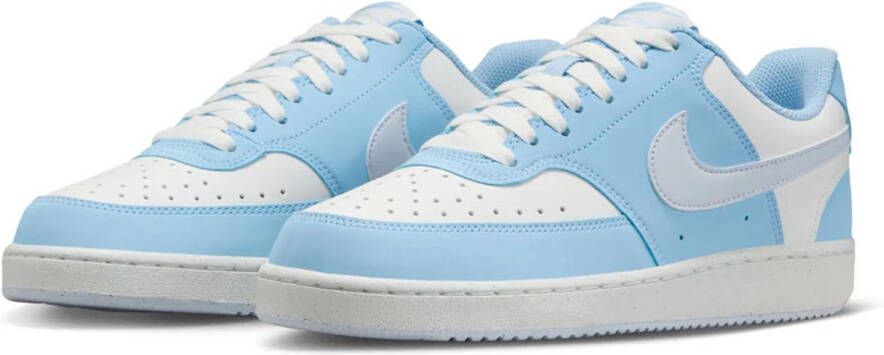 Nike Court Vision Low Next Nature Lichtblauw Wit Sneakers Dames Doos Zonder Deksel