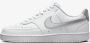 Nike Court Vision Low Next Nature Sneakers Dames Wit Zilver - Thumbnail 1