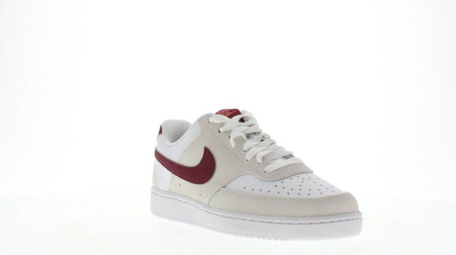 Nike Court Vision Low Sneaker Wit-Rood