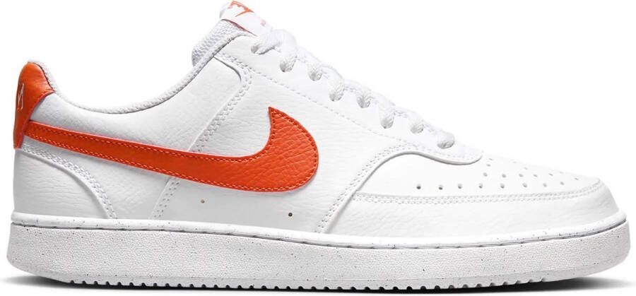 Nike court vision low sneakers wit rood heren