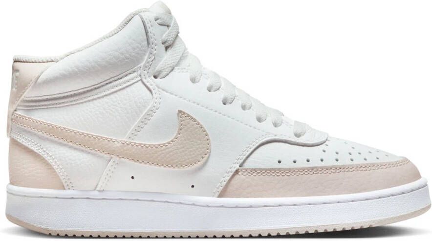 Nike Court Vision Mid Summit White Light Orewood Brown Sneakers Dames Doos Zonder Deksel