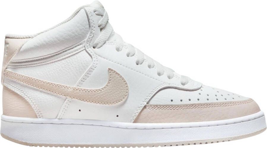 Nike Court Vision Mid Summit White Light Orewood Brown Sneakers Dames Doos Zonder Deksel