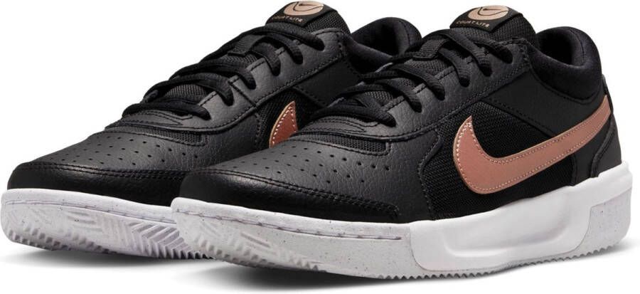 Nike Court Zoom Lite 3 Clay Schoenen Black Mtlc Red Bronze White Kinderen - Foto 2