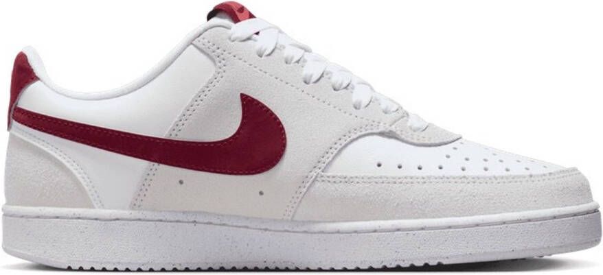 Nike dames sneakers Court Vision Low WIT TEAM ROOD-ADOBE-DRAGON ROOD