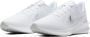 Nike Downshifter 10 hardloopschoenen wit zilver - Thumbnail 2