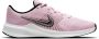 Nike Kids Nike Downshifter 11 Hardloopschoenen voor kids (straat) Pink Foam Black White Metallic Silver Kind - Thumbnail 6