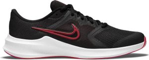 Nike Kids Nike Downshifter 11 Hardloopschoenen voor kids (straat) Black Dark Smoke Grey White University Red Kind