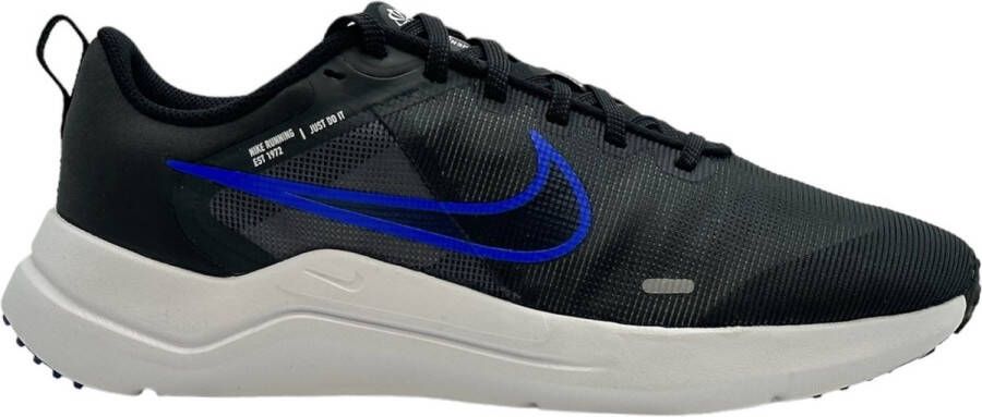 Nike Downshifter 12 Hardloopschoen voor (straat) Anthracite Black White Racer Blue