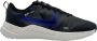 Nike Downshifter 12 Hardloopschoen voor (straat) Anthracite Black White Racer Blue - Thumbnail 1