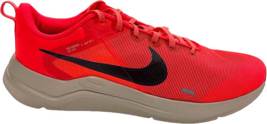 Nike Downshifter 12 Sneakers Mannen Rood Grijs