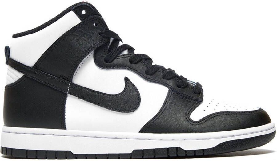 Nike Dunk Hi Retro Panda White Black-University Red DD1399 - Foto 2