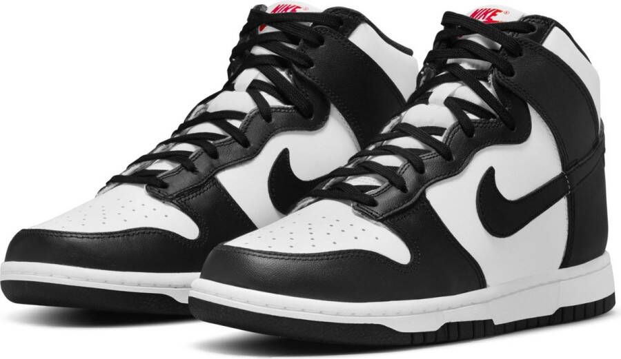 Nike Dunk Hi Retro Panda White Black-University Red DD1869