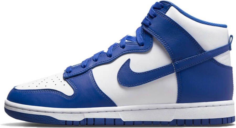 Nike Dunk Hi Retro Sneakers Blauw Wit Unisex