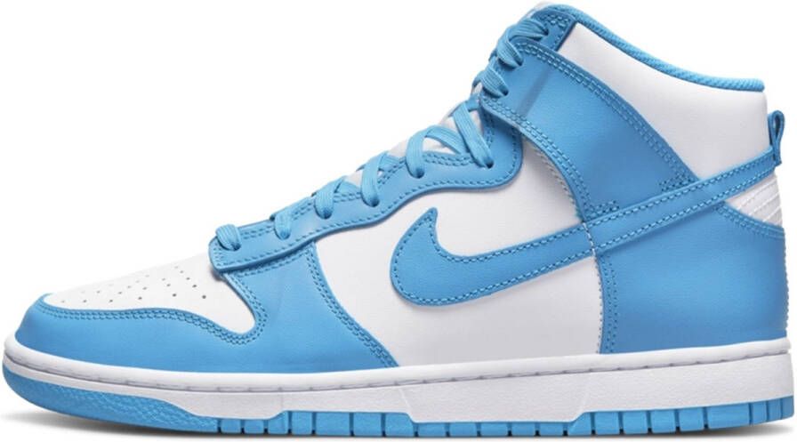 Nike Dunk Hi Retro Sneakers Blue White Unisex