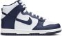 Nike Dunk High Football Grey Midnight Navy (GS) DB2179-008 marineblauw wit hoge sneakers unisex kindersneakers - Thumbnail 3