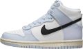 Nike Dunk High Kinder Sneakers Leer Wit Licht Paars - Blauw
