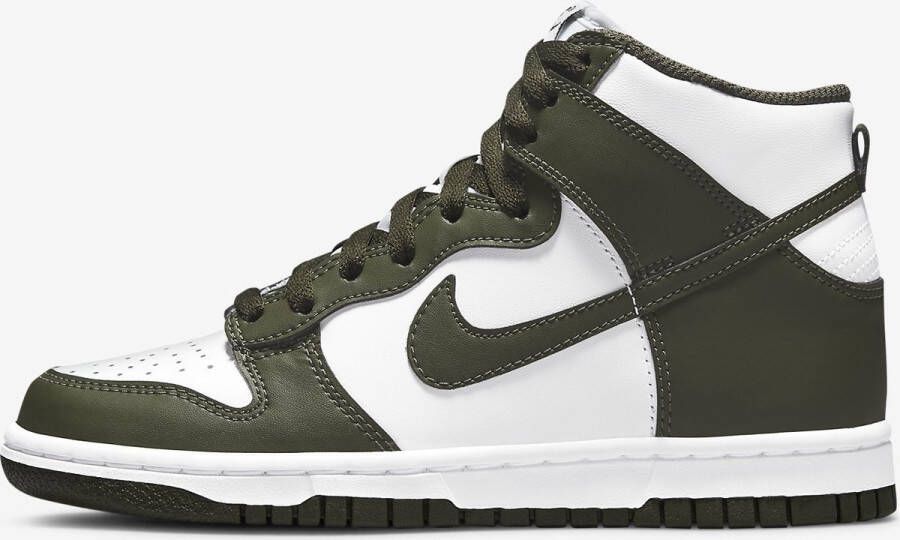 Nike Dunk High (GS) White Cargo Khaki DB2179