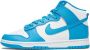 Nike Dunk High Laser Blue Retro Sneakers Blauw Wit Doos zonder deksel - Thumbnail 1