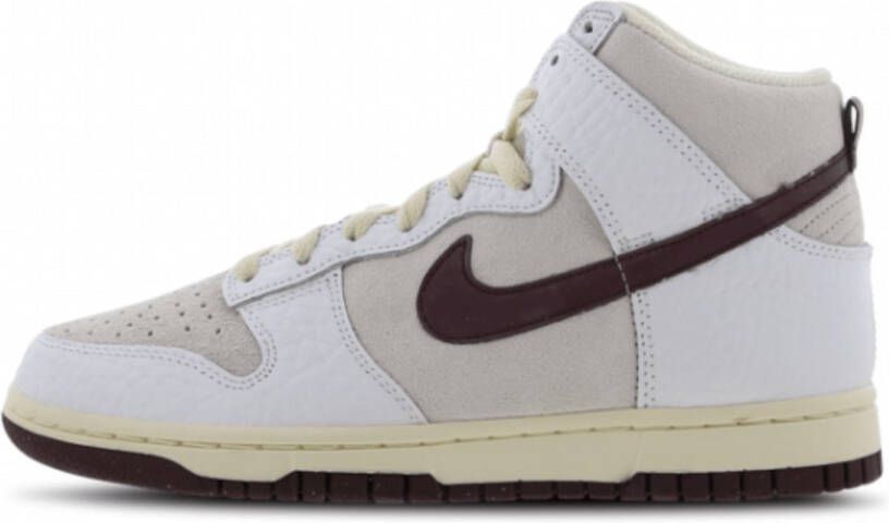 Nike Dunk High Light Orewood Brown Burgundy Crush