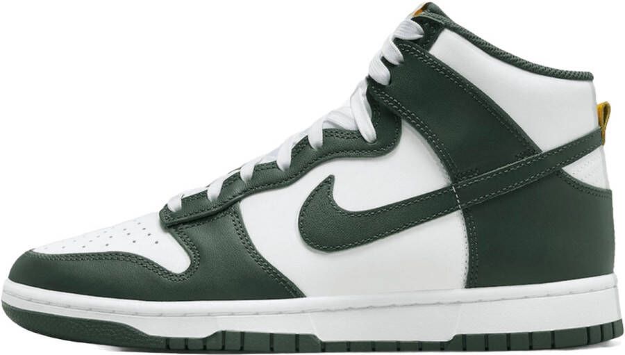 Nike Dunk High Retro Sneakers Groen Wit Unisex
