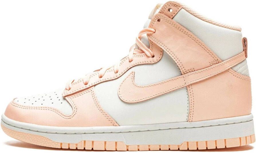 Nike Dunk High Sail Crimson Tint