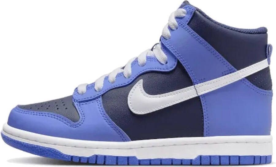 Nike Dunk Hoog Unisex Sneaker Blauw Doos Zonder Deksel