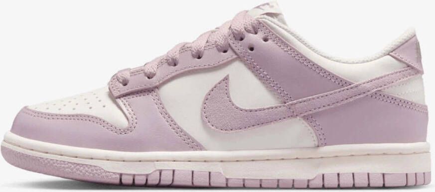 Nike Dunk Low Kinderschoen Unisex Wit Roze Doos zonder deksel