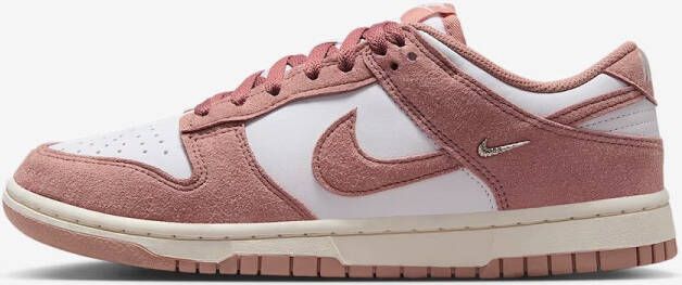 Nike Dunk Low Sneakers Dames Rose Whisper Gold Mini Swoosh