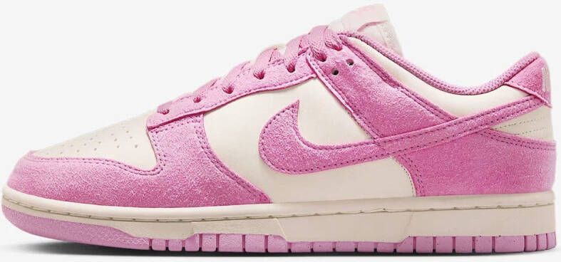 Nike Dunk Low Dames Sneaker Limited Edition Wit Roze Doos Zonder Deksel