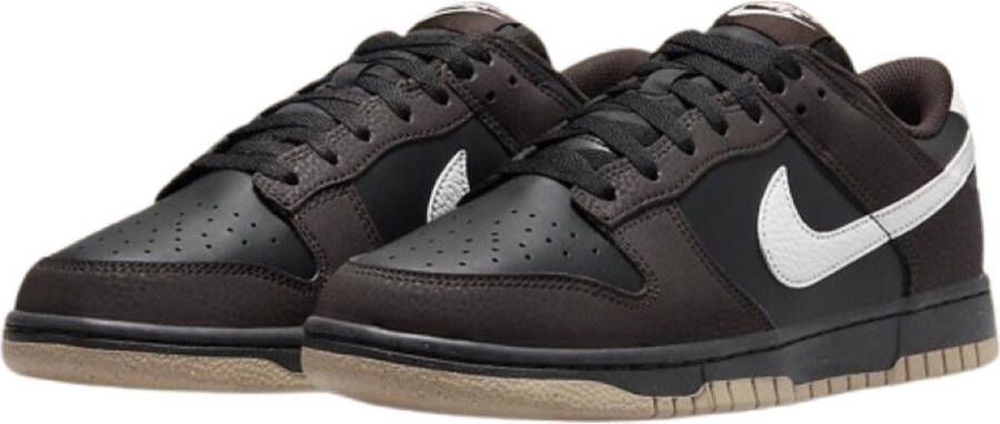 Nike Dunk Low Dames Sneaker Bruin Zwart Doos zonder deksel
