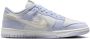 Nike Dunk Low Dames Sneaker Suede Wit Grijs Lavendel LET OP! Doos Zonder Deksel - Thumbnail 3