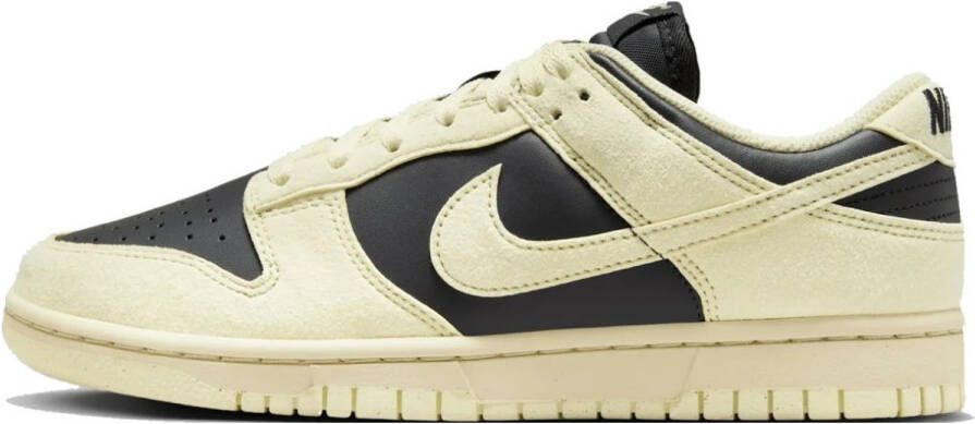 Nike Dunk Low Dames Sneakers Suede Leer Off Noir Alabaster-LT Khaki