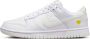 Nike Dunk Low Dames Sneaker Wit Doos zonder deksel - Thumbnail 4