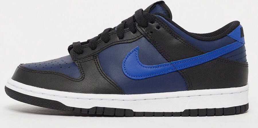 Nike dunk low Dunk Low (GS) Midnight Navy Game Royal Black Sneakers Unisex Blauw Zwart Wit