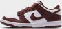 Nike Dunk Low GS Redwood Sneakers Unisex Wit Bordeaux - Thumbnail 1