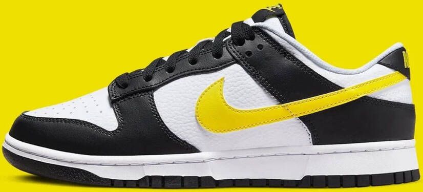 Nike Dunk Low Basketball Schoenen black opti yellow white maat: 42.5 beschikbare maaten:42.5 44.5 45 46