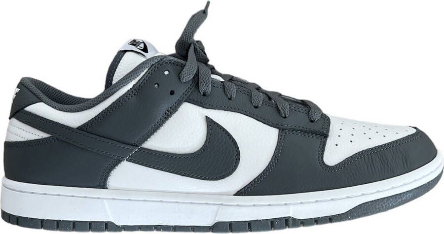 Nike Dunk Low Heren Sneakers Grijs Wit Doos Zonder Deksel