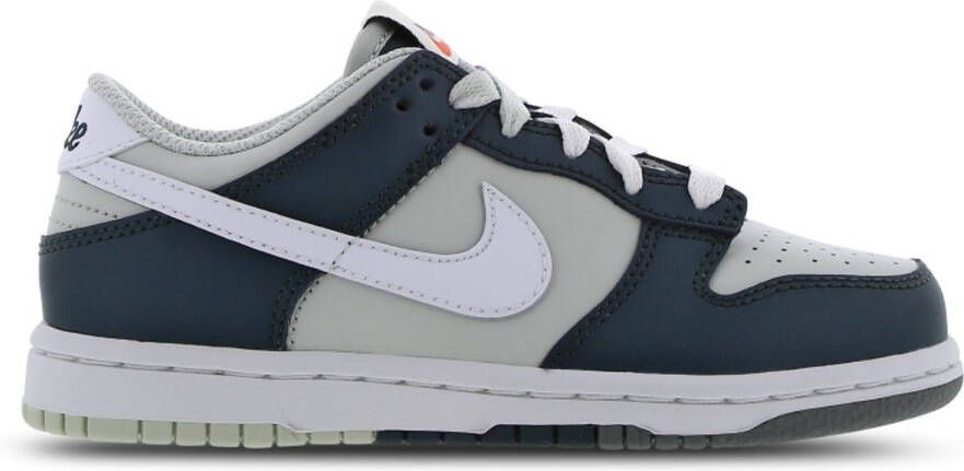 Nike Dunk Low Kinder Sneaker Wit Jungle Doos Zonder deksel