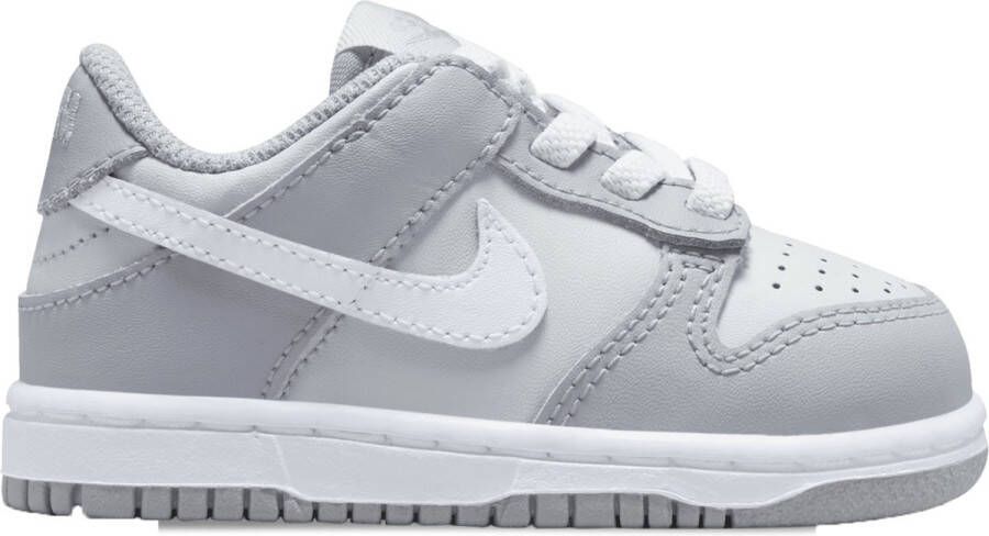 Nike Dunk Low Kinder Sneakers Grijs Wit
