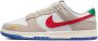 Nike Dunk Low Light Iron Ore Sneaker Wit Beige Rood (Multi) Limited edition - Thumbnail 2