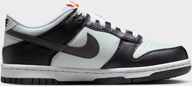 Nike Dunk Low kinderschoenen Black Light Silver Bright Mandarin Medium Ash Kind Black Light Silver Bright Mandarin Medium Ash