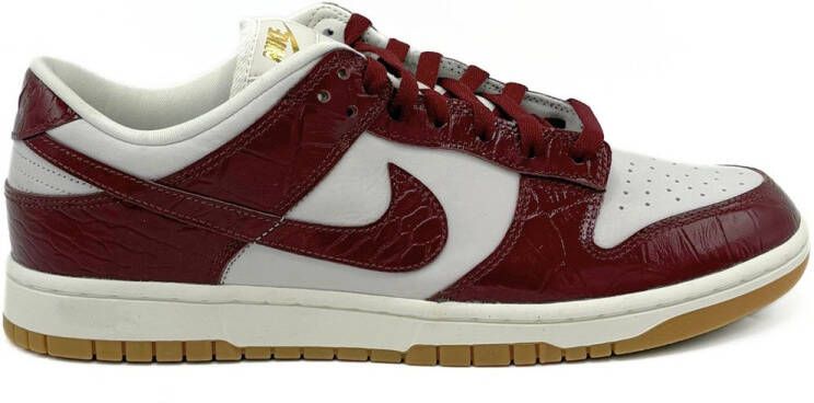 Nike Dunk Low LX (Dark Team Red Croc)