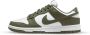 Nike WMNS Dunk Low Medium Olive White Medium Olive-White DD1503-120 Schoenen Sneakers Groen Green - Thumbnail 17