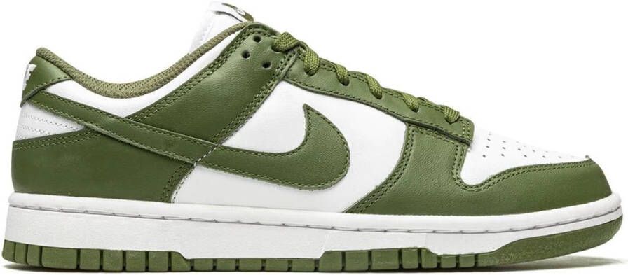 Nike WMNS Dunk Low Medium Olive White Medium Olive-White DD1503-120 Schoenen Sneakers Groen Green
